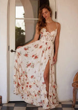 Sónia – Robe Midi à Motif Floral
