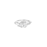 1ct Oval Lab Grown Diamond Georgian Ring