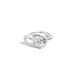 2ct Pear Lab Grown Diamond Georgian Ring