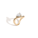 1ct Pear Lab Grown Diamond Floating Ring