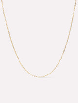 Gold Paperclip Chain Necklace - Gold Paperclip Necklace