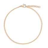 Wave Chain Anklet