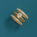 Horizontal Baguette Lab Grown Diamond Eternity Ring
