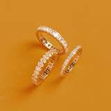 Oval Lab Grown Diamond Eternity Ring