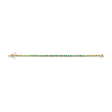 Green Ombré Mosaic Tennis Bracelet