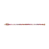 Pink Ombré Mixed Shape Tennis Bracelet