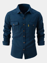 Chemise en Mélange de Denim - Boutons