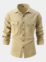 Chemise en Mélange de Denim - Boutons