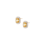 Lab Grown Yellow Canary Alexandra Earrings