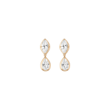 Georgian Toi et Moi Drop Earrings