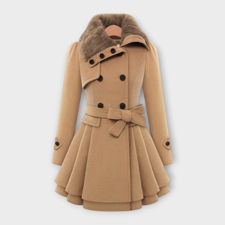 Ema – Manteau Élégant à Fourrure