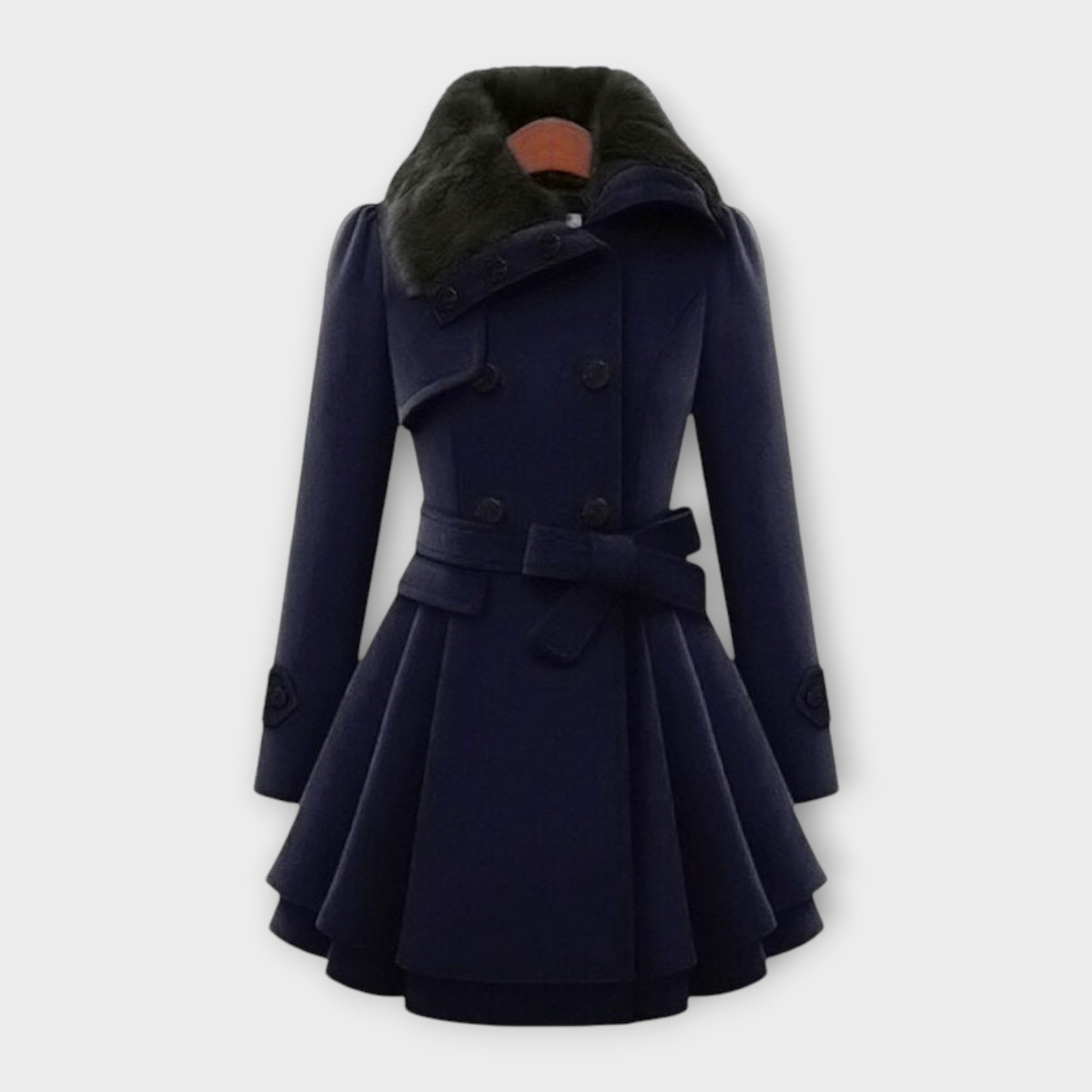 Ema – Manteau Élégant à Fourrure