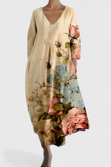 Ana – Robe Fluide Imprimée