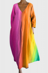 Ana – Robe Fluide Imprimée