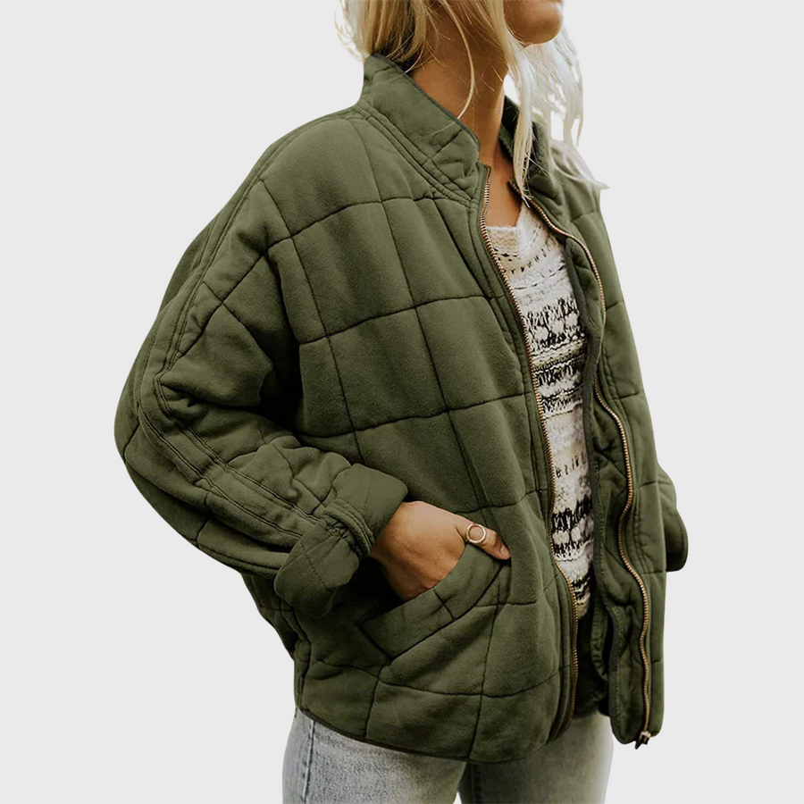 Sofia – Manteau Matelassé Mi-Saison