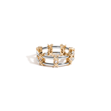 Kinetic Estate Two-Tone Ring