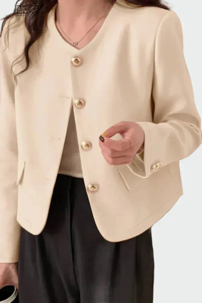 Blazer à la Coupe Élégante