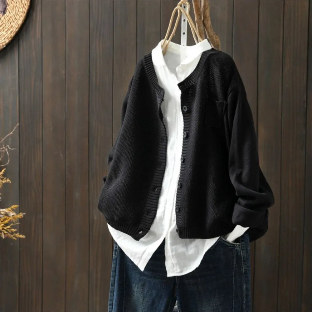 Marlene – Cardigan en Lin