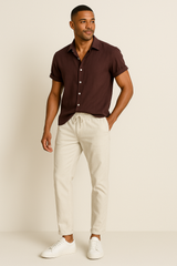 Conjunto de Camisa e Calças - Verão