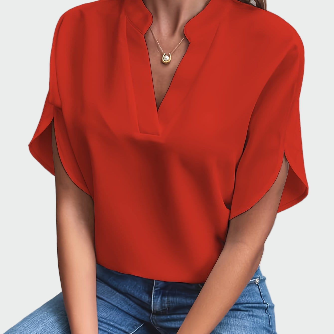 Chemise Drapée Imprimée