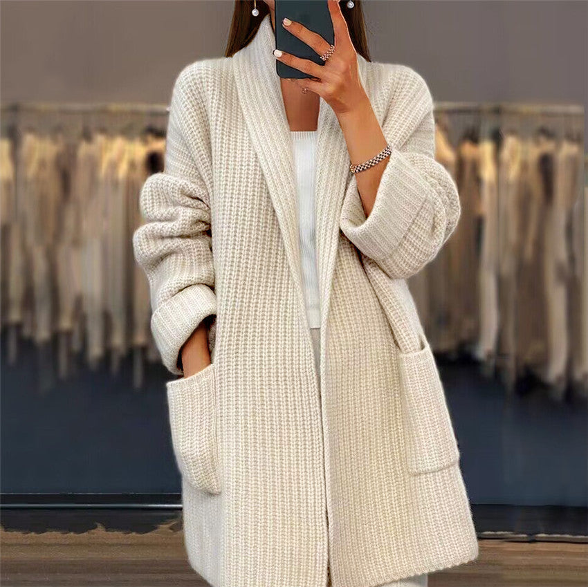 Teresa - Cardigan en Maille à Poches