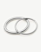 Chunky Bangle Set | Platinum Plated
