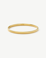 Classic Round Bangle | 18ct Gold Plated