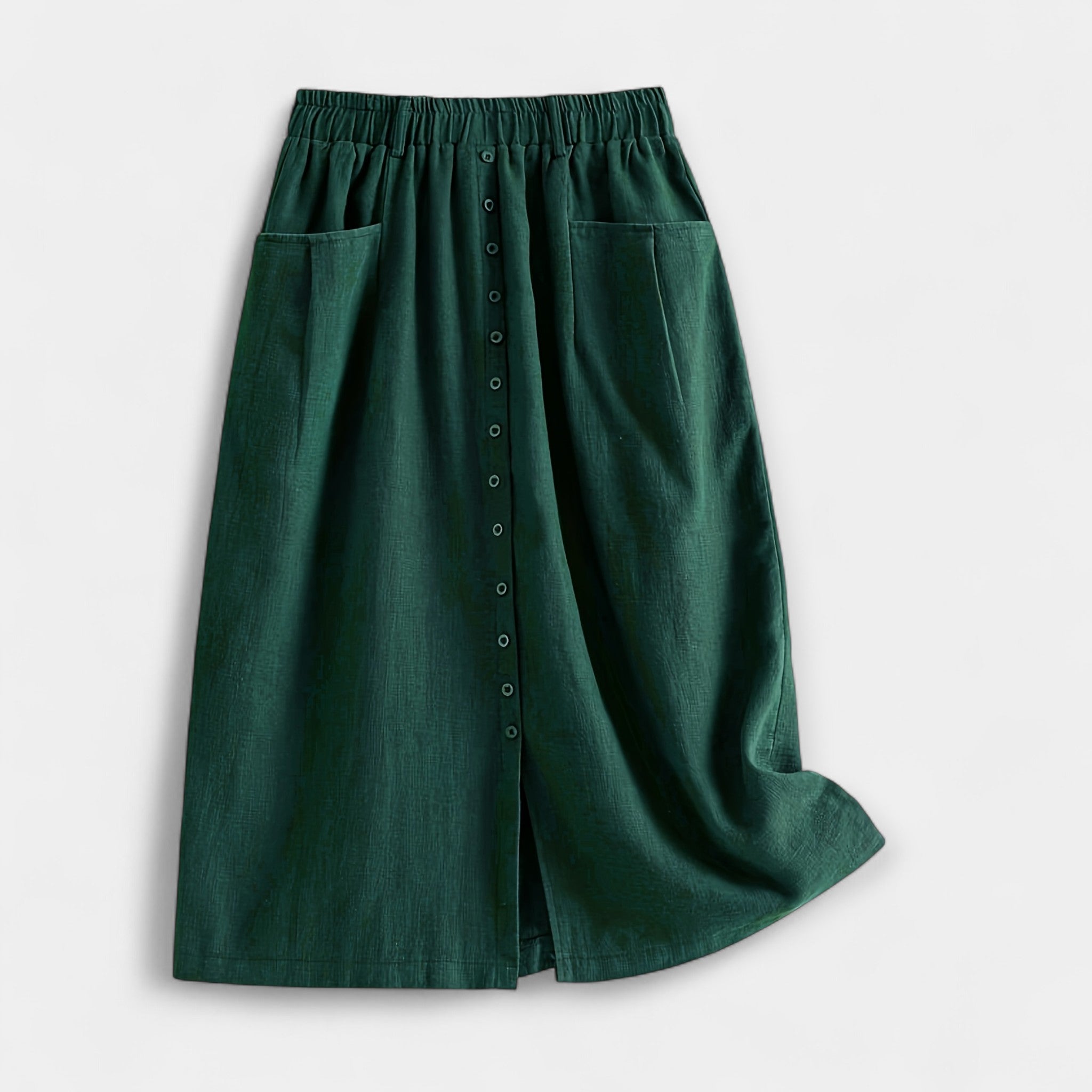 Jupe Midi Effet Délavé
