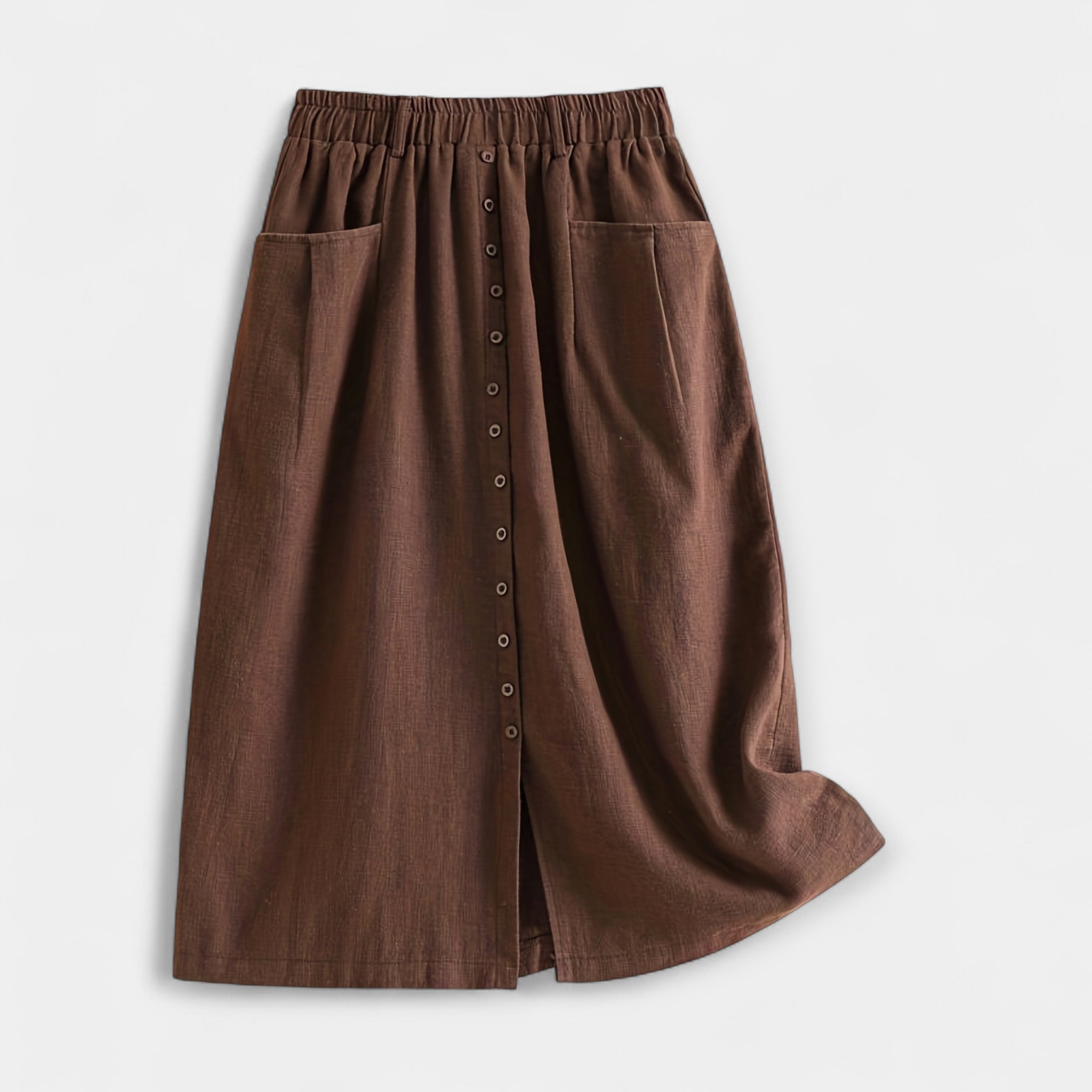 Jupe Midi Effet Délavé
