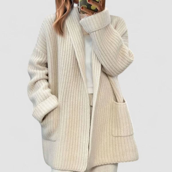 Teresa - Cardigan en Maille à Poches