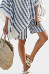Salomé – Ensemble Rayé Blouse & Short