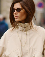 Jimmy Fairly Elvissa Oval Sunglasses | Gold Plated/Brown Tortoise