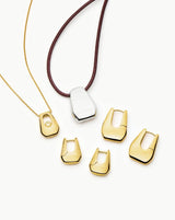 Lucy Williams Arco Pendant Necklace | 18ct Gold Vermeil