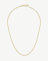 Medium Rope Chain Necklace | 18ct Gold Plated