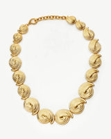Spiral Statement Chain Necklace | 18ct Gold Plated