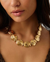Spiral Statement Chain Necklace | 18ct Gold Plated