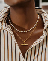 The Andy Pearl Necklace Set | 18ct Gold Plated/Pearl