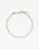 Wavy Ridge Chain Bracelet