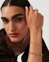 Wavy Ridge Chain Bracelet